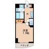 名鉄瀬戸線/清水駅 徒歩6分 7階 築18年 1Kの間取り