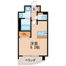 プレサンス新栄リミックス 1Rの間取り