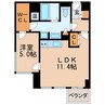 名古屋市営地下鉄名城線/矢場町駅 徒歩5分 11階 築18年 1LDKの間取り