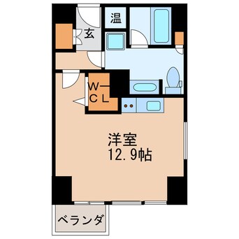 間取図 名古屋市営地下鉄名城線/矢場町駅 徒歩5分 10階 築18年