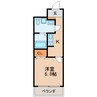 名古屋市営地下鉄桜通線/車道駅 徒歩6分 3階 築17年 1Kの間取り