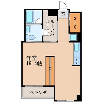 間取図 白川公園パークマンション