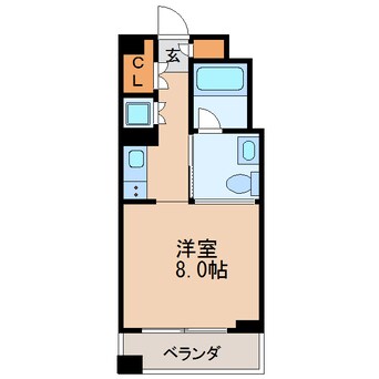 間取図 白川公園パークマンション