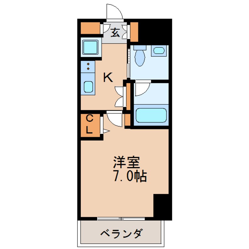 間取図 リヴシティ栄