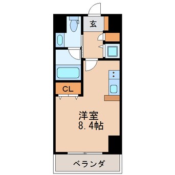 間取図 リヴシティ栄