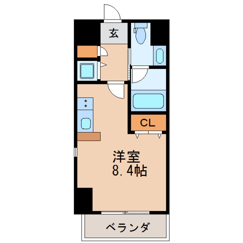 間取図 名古屋市営地下鉄名城線/矢場町駅 徒歩7分 11階 築17年