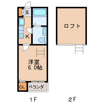 間取図 カーサ・ルチア千種Ａ