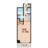 名古屋市営地下鉄桜通線/丸の内駅 徒歩4分 3階 築17年 1Kの間取り