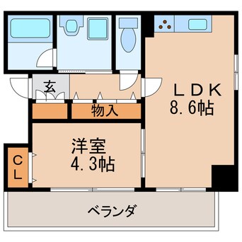 間取図 グラン アベニュー白川公園