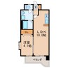 Residence栴檀 1LDKの間取り