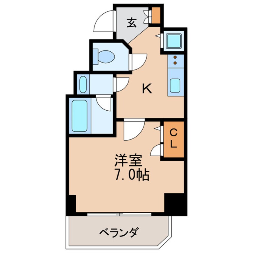間取図 名古屋市営地下鉄東山線/栄駅 徒歩5分 12階 築17年