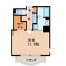 名古屋市営地下鉄名城線/矢場町駅 徒歩10分 5階 築22年 1Kの間取り