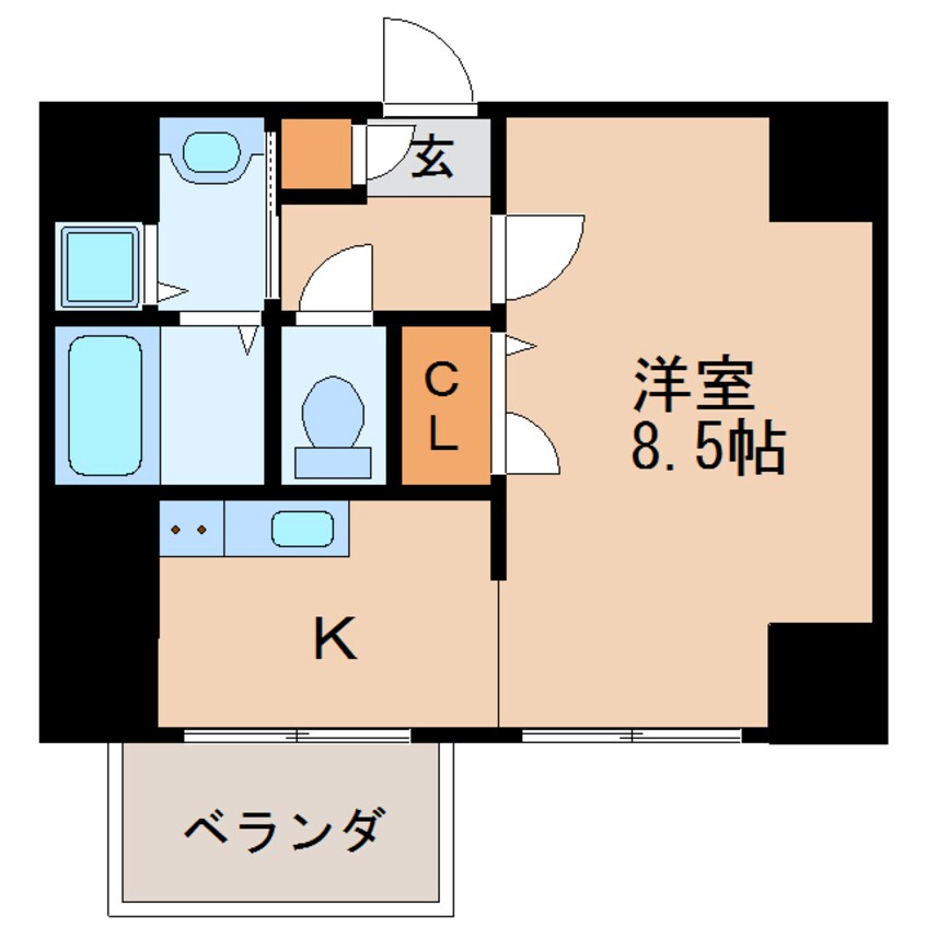 間取図 クラシタイヤー新栄