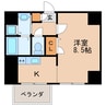 名古屋市営地下鉄東山線/新栄町駅 徒歩10分 3階 築16年 1Kの間取り