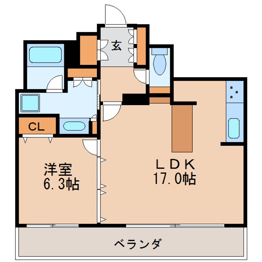 間取図 ライオンズタワー千種