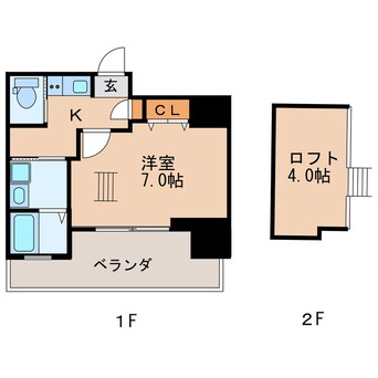 間取図 エステムコート名古屋・栄デュアルレジェンド