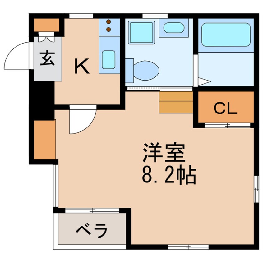 間取図 名古屋市営地下鉄東山線/新栄町駅 徒歩8分 3階 築16年