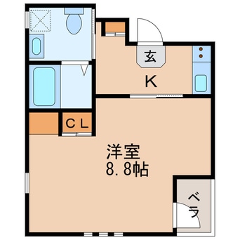間取図 名古屋市営地下鉄桜通線/車道駅 徒歩8分 3階 築16年