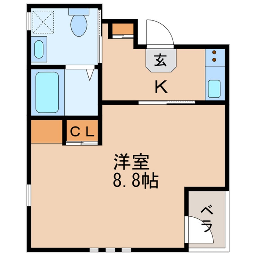 間取図 名古屋市営地下鉄桜通線/車道駅 徒歩8分 3階 築16年