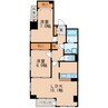 名鉄瀬戸線/尼ケ坂駅 徒歩9分 6階 築22年 2LDKの間取り