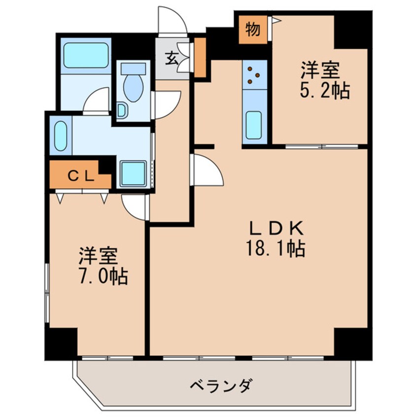 間取図 KDX泉レジデンス