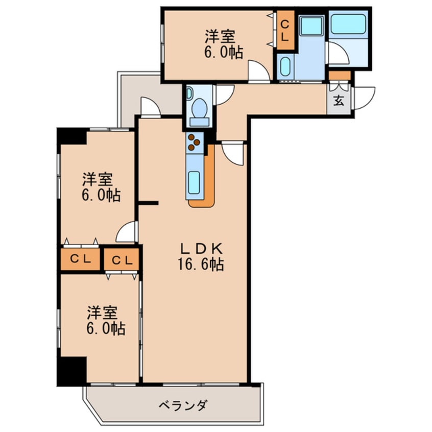 間取図 KDX泉レジデンス