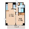 名古屋市営地下鉄東山線/新栄町駅 徒歩6分 13階 築19年 1LDKの間取り
