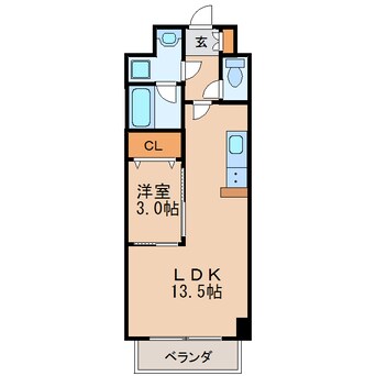 間取図 ディアコート白川