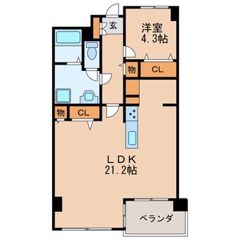 間取図 ライオンズマンション東桜