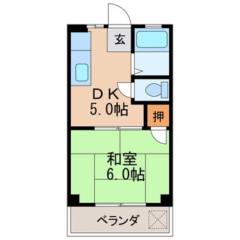 間取図 中京ビル