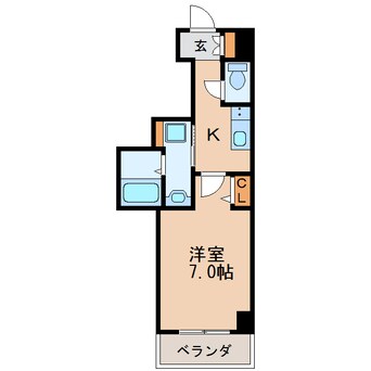 間取図 PONTE ALTO新栄