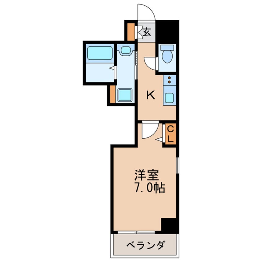 間取図 名古屋市営地下鉄東山線/新栄町駅 徒歩4分 9階 築15年