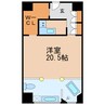 名古屋市営地下鉄名城線/矢場町駅 徒歩3分 9階 築14年 1Kの間取り