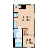 名古屋市営地下鉄名城線/矢場町駅 徒歩9分 1階 築14年 1LDKの間取り
