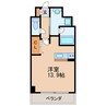 名鉄瀬戸線/東大手駅 徒歩7分 6階 築14年 1Rの間取り
