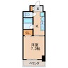 名鉄瀬戸線/尼ケ坂駅 徒歩7分 5階 築14年 1Kの間取り