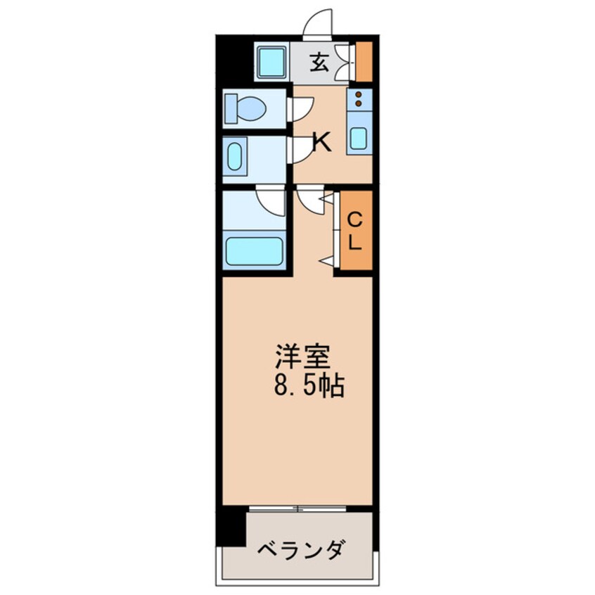 間取図 ルクレ新栄レジデンス