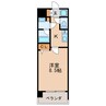 名古屋市営地下鉄東山線/新栄町駅 徒歩8分 6階 築16年 1Kの間取り