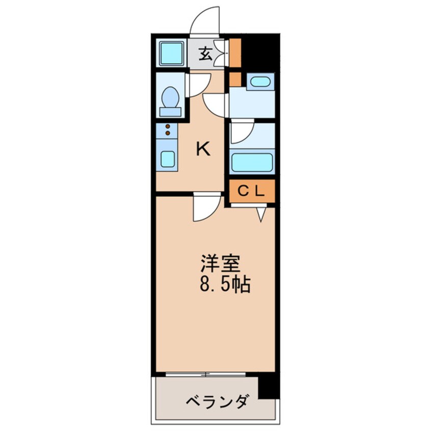 間取図 ルクレ新栄レジデンス