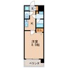 名古屋市営地下鉄東山線/新栄町駅 徒歩8分 8階 築16年 1Kの間取り