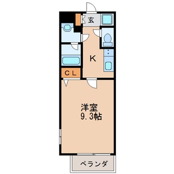 間取図 名古屋市営地下鉄東山線/新栄町駅 徒歩8分 11階 築16年