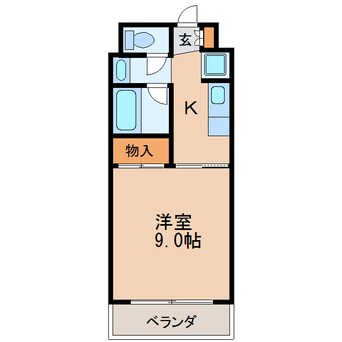 間取図 シティハイツ名城Ⅱ