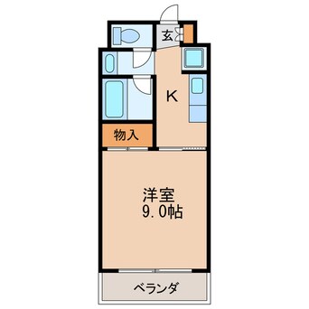 間取図 シティハイツ名城Ⅱ