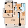 名鉄瀬戸線/尼ケ坂駅 徒歩9分 7階 築13年 3LDKの間取り