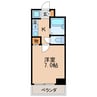 名鉄瀬戸線/清水駅 徒歩2分 8階 築28年 1Kの間取り