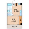 名古屋市営地下鉄名城線/矢場町駅 徒歩7分 4階 築41年 1DKの間取り