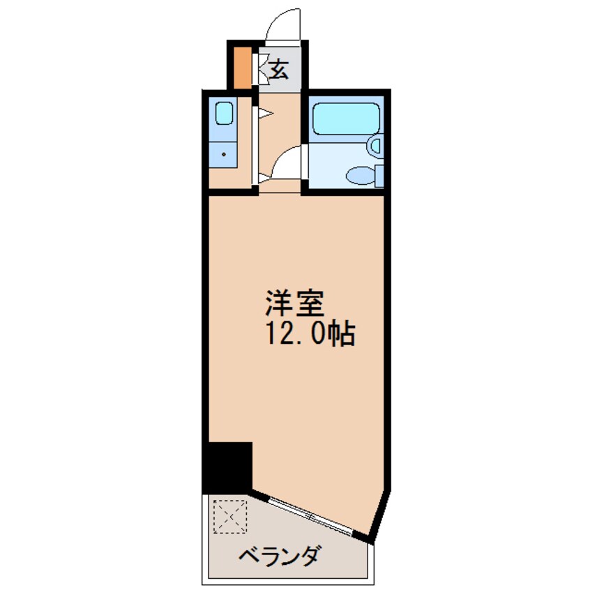 間取図 ダイアパレス栄公園