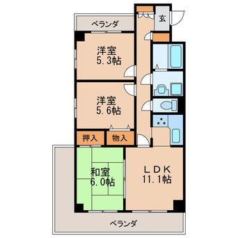 間取図 シティファミール千種