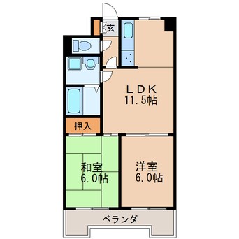 間取図 シティファミール千種