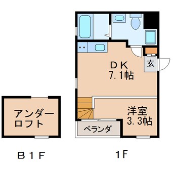 間取図 名古屋市営地下鉄東山線/新栄町駅 徒歩5分 1階 築12年